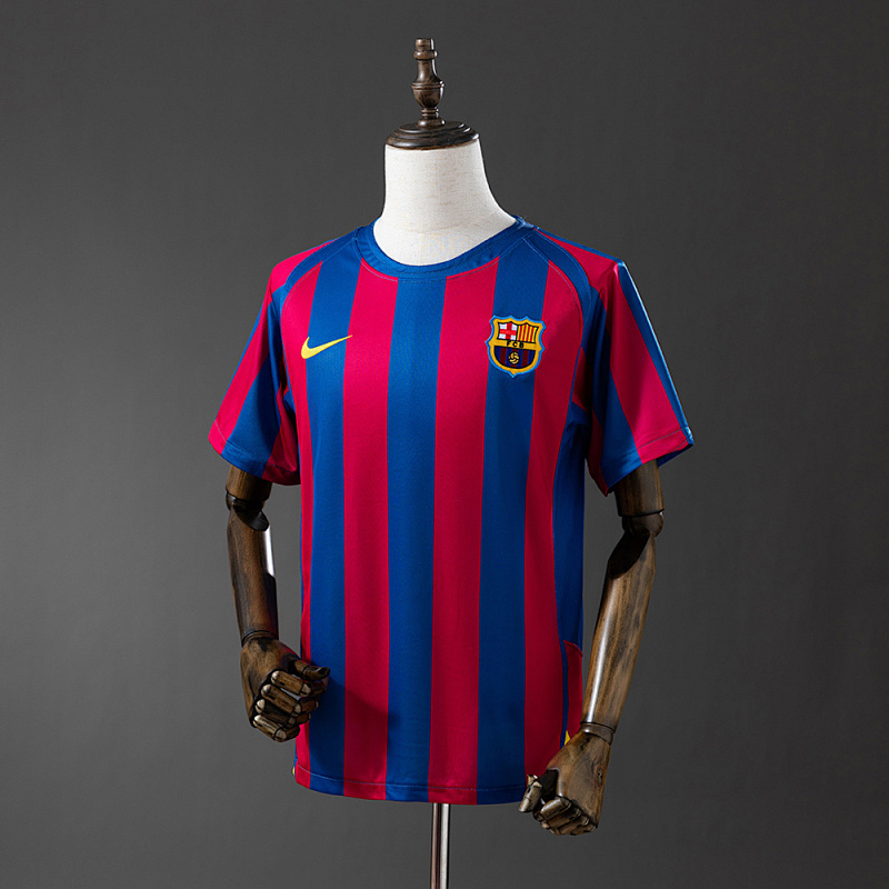 Wanban-Retro Barcelona 05 06 Home S-4XL