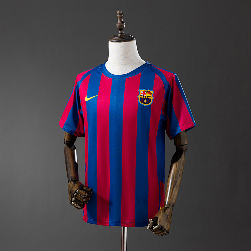 Wanban-Retro Barcelona 05 06 Home S-4XL