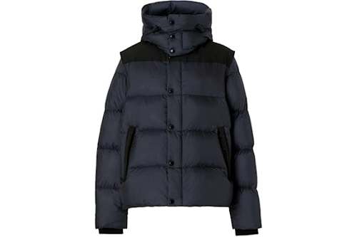 Burberry Detachable Sleeve Check Hooded Puffer Jacket Jiujiang Xs-Xl
