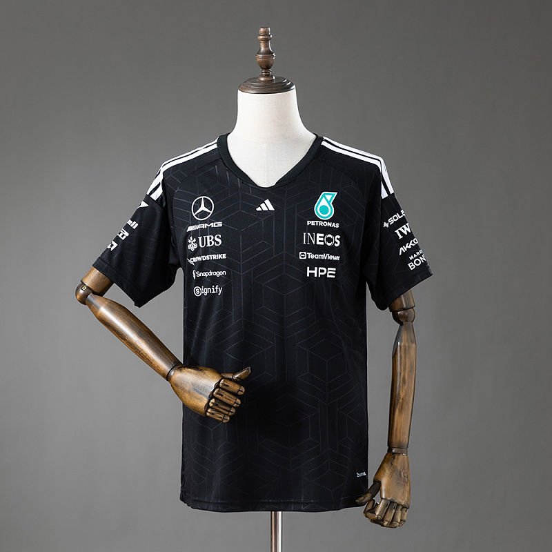Wanban Mercedes-AMG Petronas F1 T-shirt - Black S-5XL