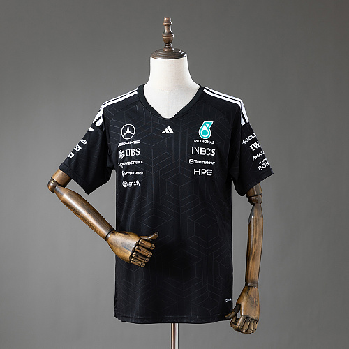 Wanban Mercedes-AMG Petronas F1 T-shirt - Black S-5XL