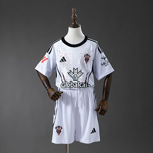 Wanban-Albacete 25 26 Home Kids Kit Jersey Size 16-28