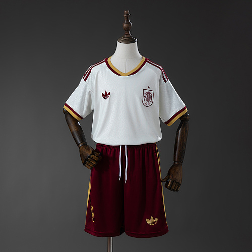 Spain Away Kids Kit Jersey Size 16-28