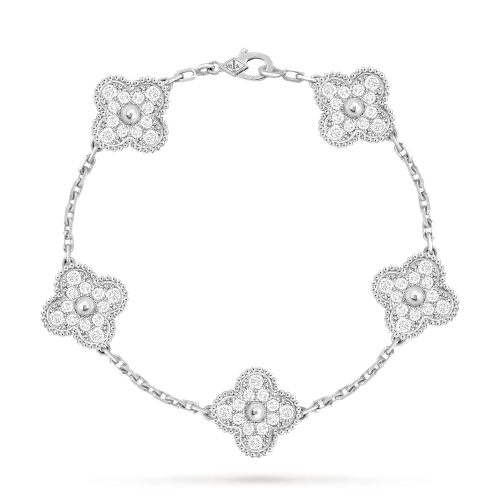 JG-VCARA41500 Vintage Alhambra Bracelet 5 Motifs