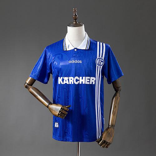 Wanban Schalke 04 96 97 Home Retro Jersey S-Xxl