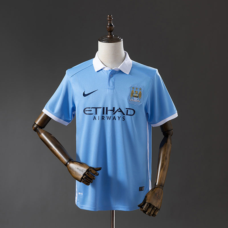Wanban-Retro Manchester City 15 16 Home S-Xxl
