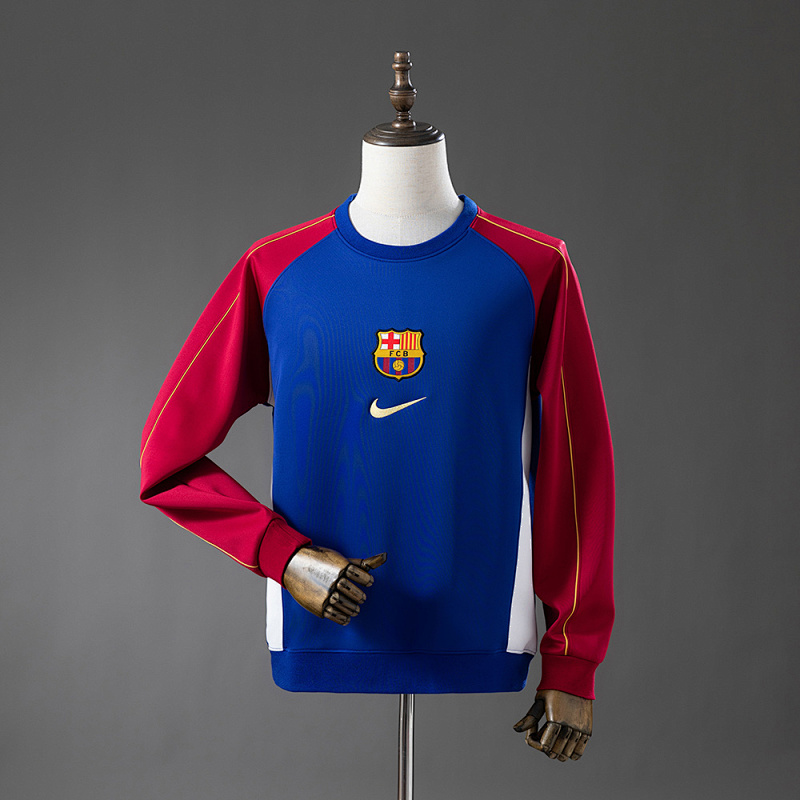 Wanban-Barcelona 25 26 Long-sleeved Sweatshirt M-4XL