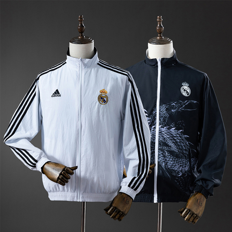 Wanban-25 26 Real Madrid Trench Coat Reversible S-3XL