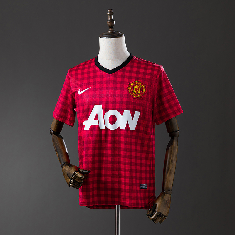 Wanban-M-U 12 13 Home Retro Jersey S-Xxl