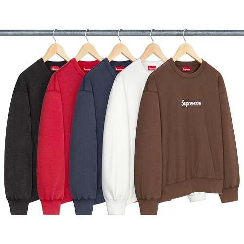 Bandao-660420034 Washed Box Logo Crewneck S-Xl