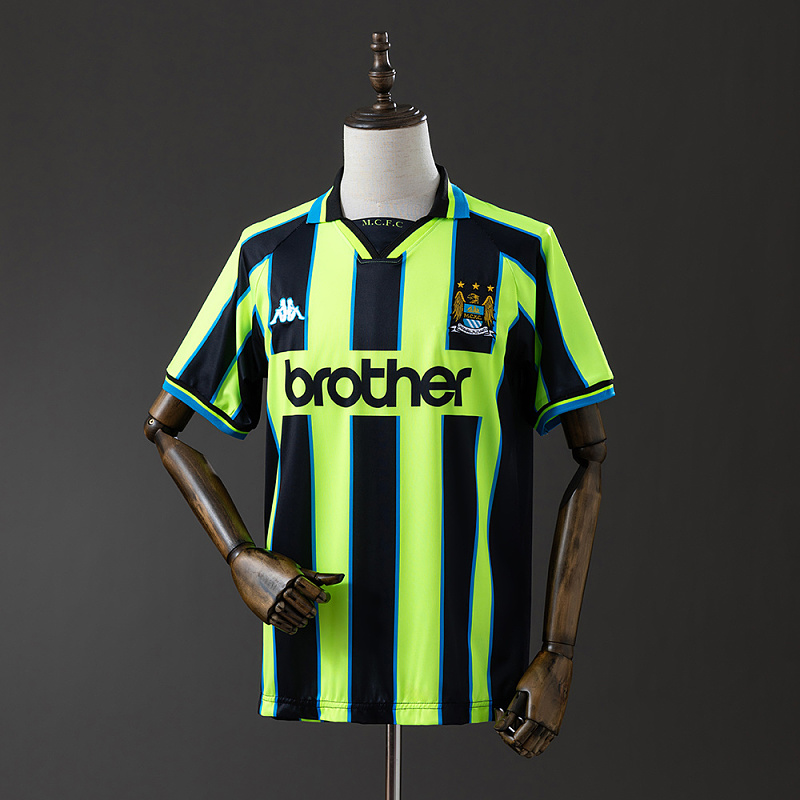 Wanban-Retro Manchester City 98 99 Away S-Xxl