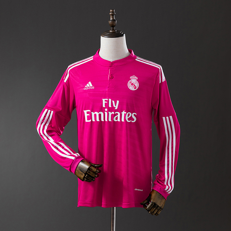 Wanban-Real Madrid 14 15 Away Long Sleeve Retro Jersey S-Xxl