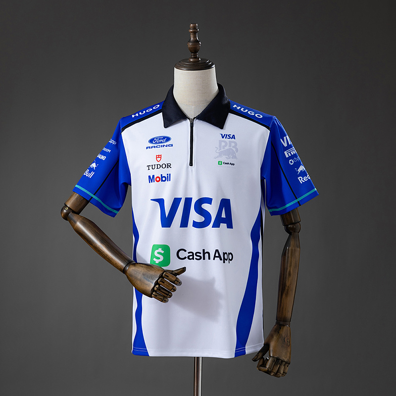 Wanban Racing Bulls F1 Visa Cash App Polo S-5XL