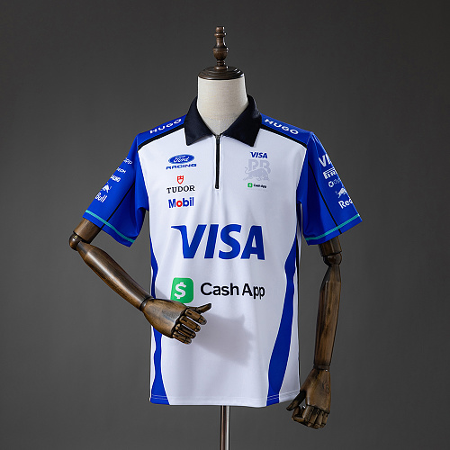 Wanban Racing Bulls F1 Visa Cash App Polo S-5XL