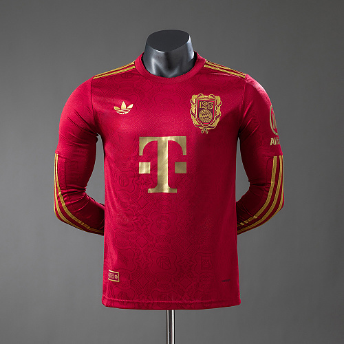 Wanban-Bayern Munich 25 26 Anniversary Long-sleeved Player Version S-Xxl