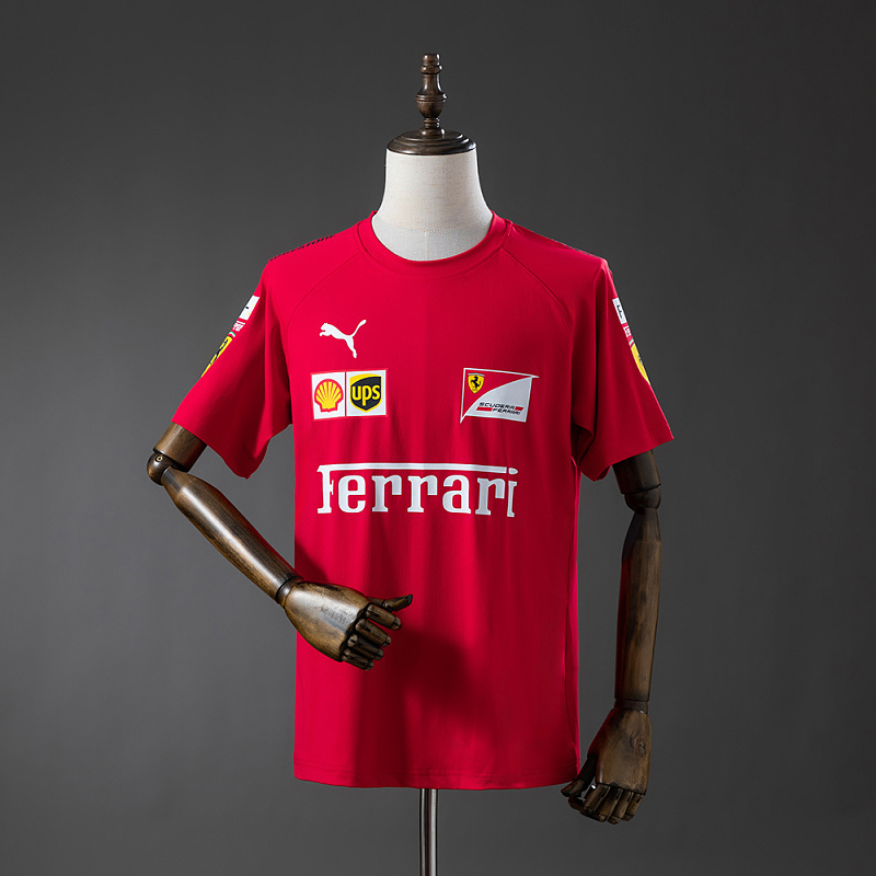Wanban Scuderia Ferrari F1 Red T-shirt S-3XL