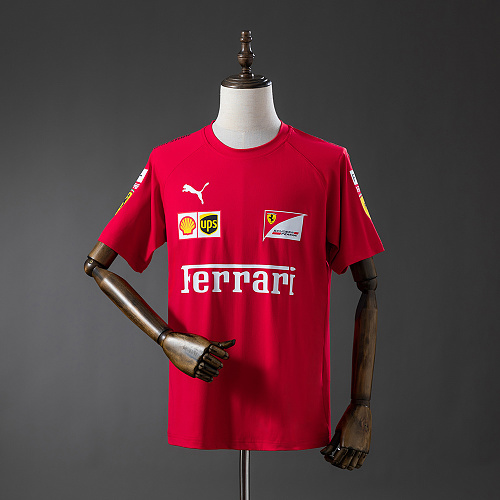 Wanban Scuderia Ferrari F1 Red T-shirt S-3XL