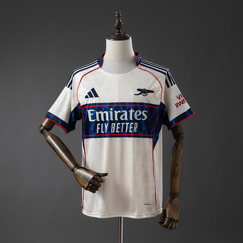 Wanban-Arsenal 25 26 Pre-Match- Beige Jersey S-Xxl