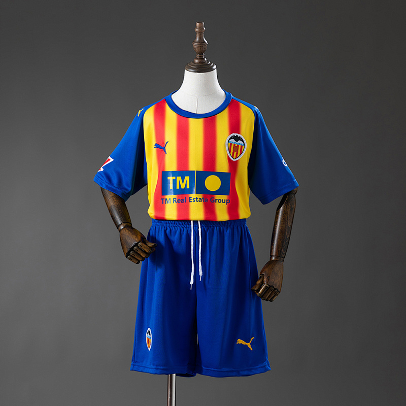 Wanban-Valencia 25 26 Third Away Kids Jersey Size 16-28