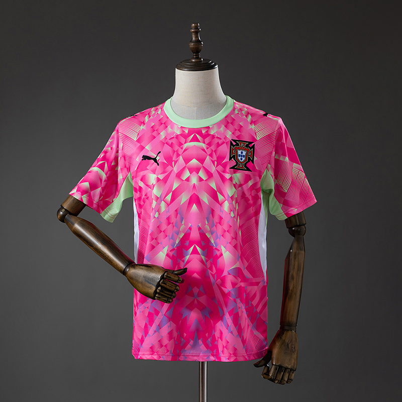 Portugal GK-Pink Jersey S-2XL
