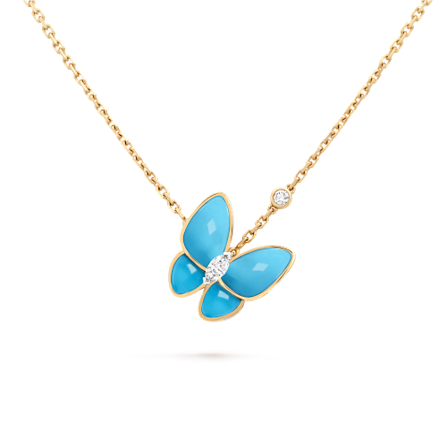 JG-VCARP7UP00 Two Butterfly Pendant