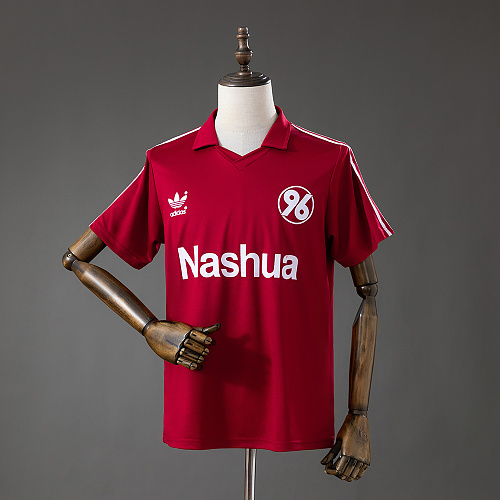Wanban Hannover 96 91 92 Home Retro Jersey S-Xxl