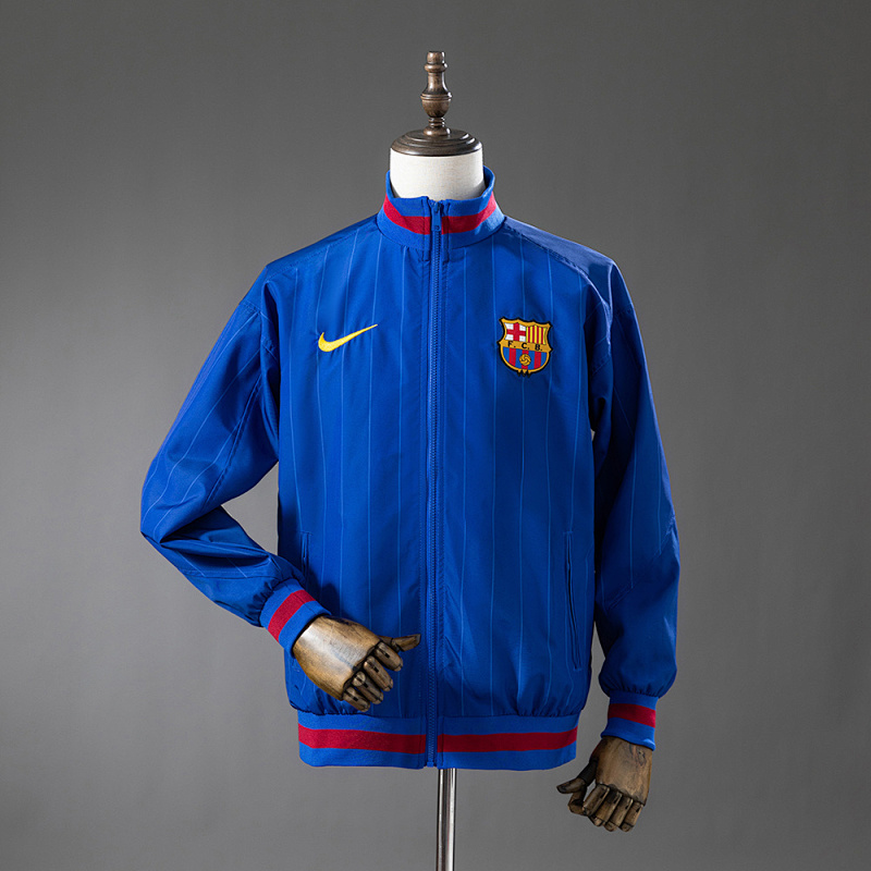 Wanban-Barcelona 25 26 Team Anthem Windbreaker - Blue S-Xxl
