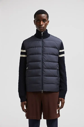 Padded Wool Zip-up Cardigan Jiujiang 1-5