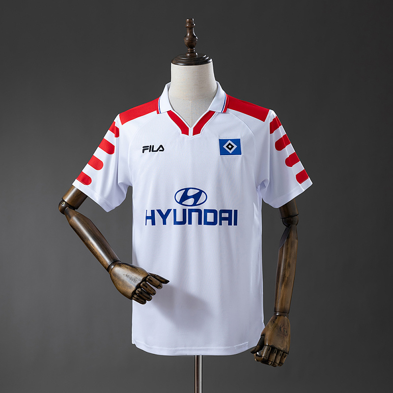 Wanban Hamburger SV 98 99 Home Retro Jersey S-Xxl