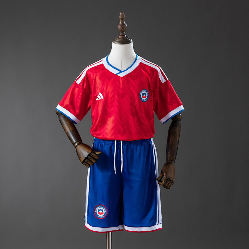 Wanban-Chile Home Kids Kit Jerseys Size 16-28