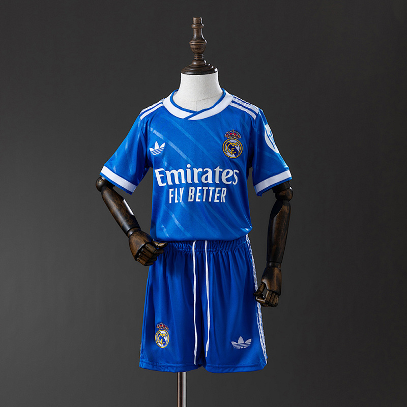 Wanban-Real Madrid 2 Third Away Kids Kit Jersey Size 16-28
