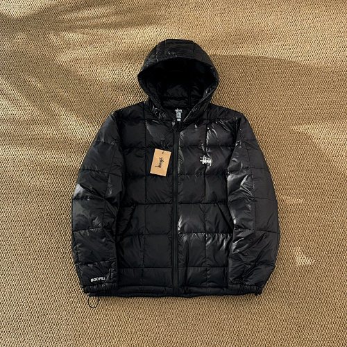 Stussy HN-112921.FW24 Midweight Hooded Puffer Logo S-Xl