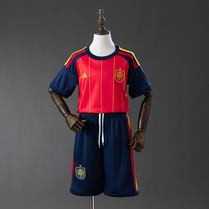 Wanban-Spain Home Kids Kit Jersey Size 16-28