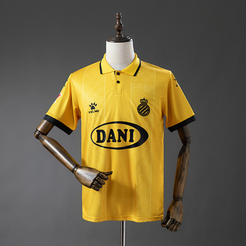 Wanban-Espanyol Anniversary Yellow Jersey Sizes S-4XL