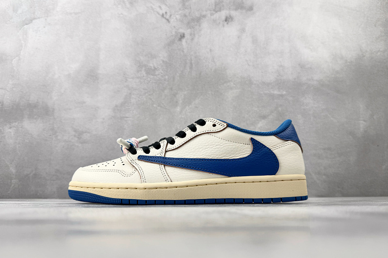 Zhenhui- Travis Scott X Fragment Design Jordan Air Jordan 1 Low OG SP -DM7866-104