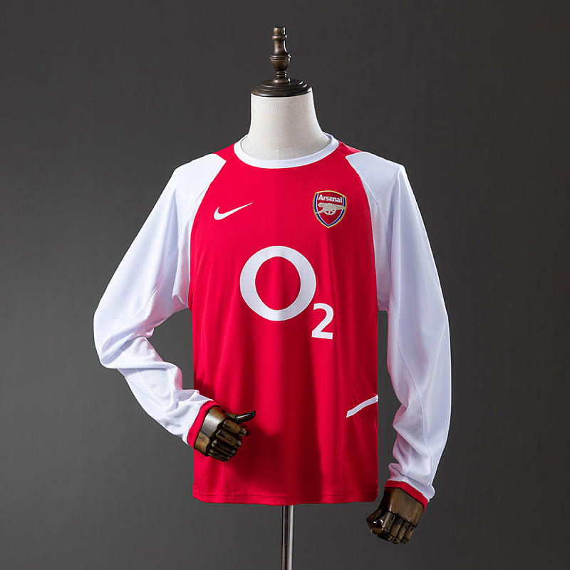 Wanban-Arsenal 04 05 Home Long Sleeve Retro Jersey S-Xxl