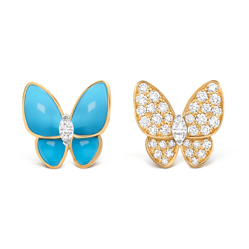 JG-VCARP7US00 Two Butterfly Earrings