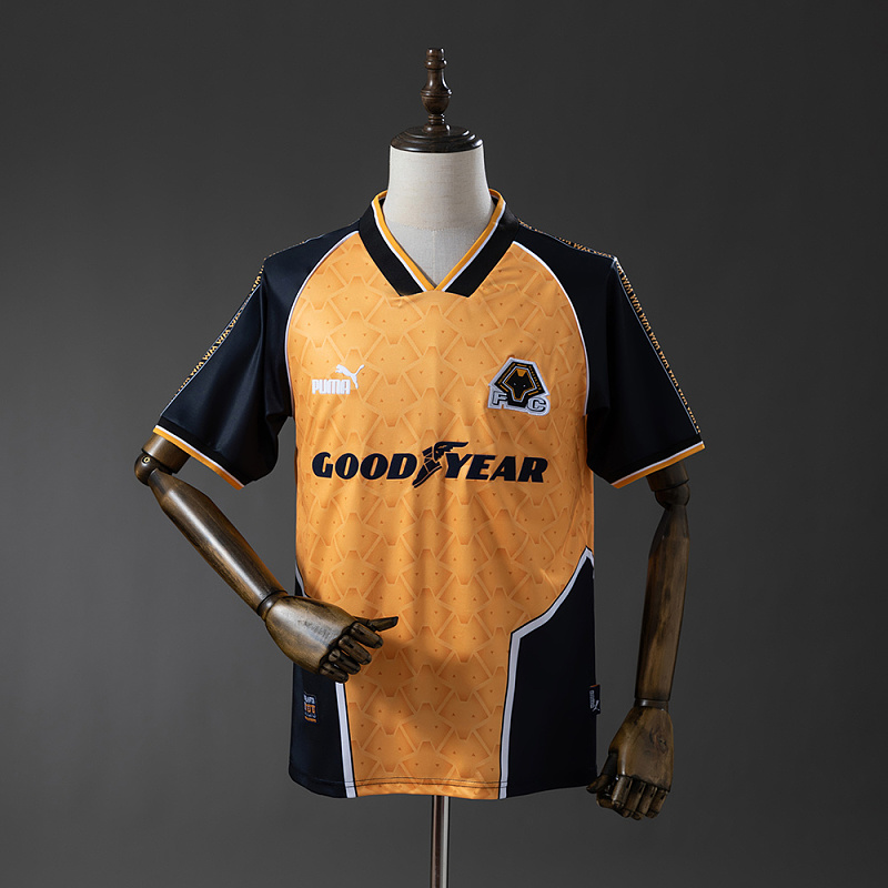 Wanban-Wolves 96 98 Home Retro Jersey S-Xxl