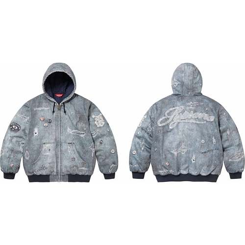 RR Hjr Trompe L'oeil Hooded Work Jacket