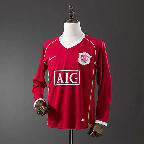 Wanban-Retro 06 07 M-U Long Sleeve Home S-Xxl