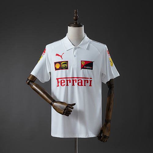 Wanban Scuderia Ferrari F1 White Polo S-3XL