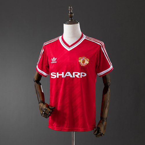 Wanban-M-U 88 Home Retro Jersey S-Xxl