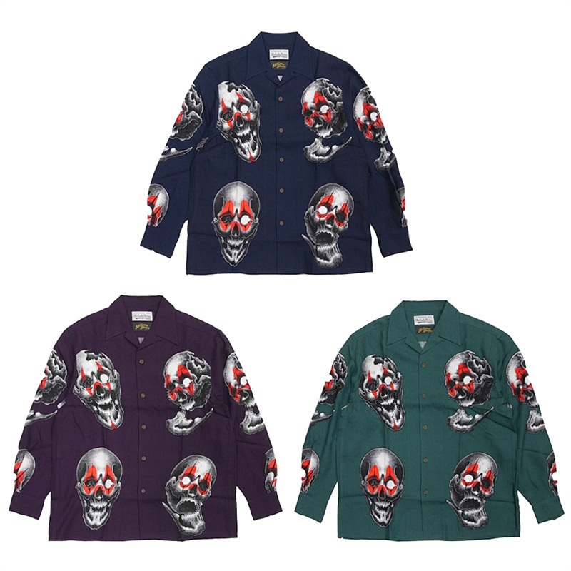 Wacko Maria 56 Tattoo Studio Hawaiian Shirt