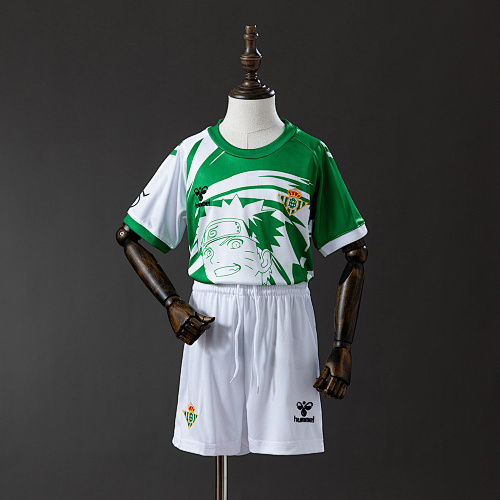 Wanban-Real Betis 25 26 Comic Edition Kids Kit Jersey Size 16-28