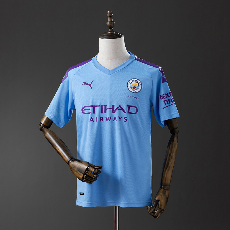 Wanban-Retro Manchester City 19 20 Home S-Xxl