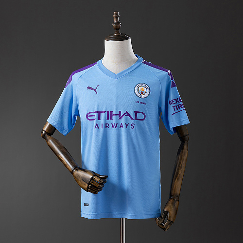 Wanban-Retro Manchester City 19 20 Home S-Xxl