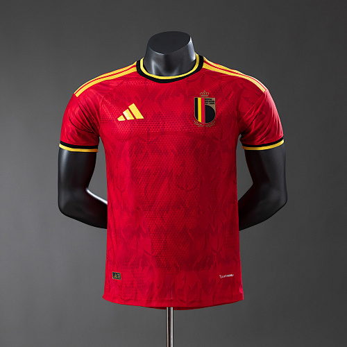 Wanban-Belgium Home Player Version Jersey S-4XL