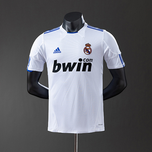 Wanban-Real Madrid 10 11 Home Player Version Retro Jersey S-3XL