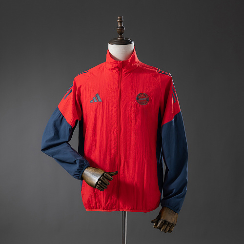 Wanban-Bayern Munich Windbreaker - Red S-Xxl