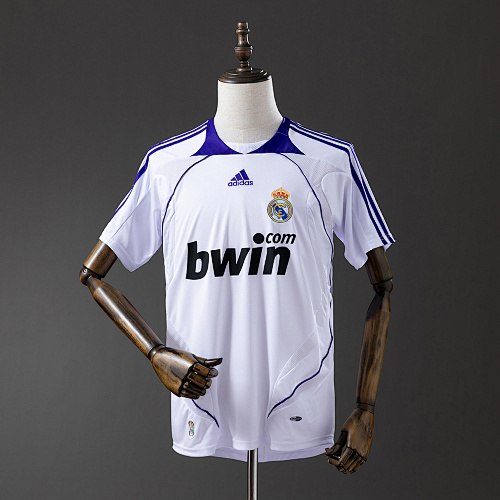 Wanban-Real Madrid 07 08 Home Retro Jersey S-Xxl